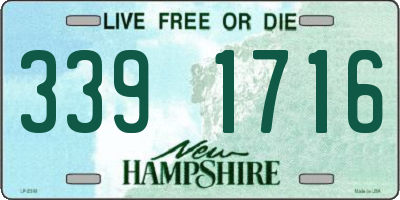 NH license plate 3391716