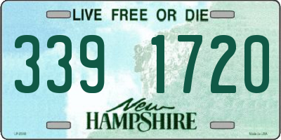NH license plate 3391720