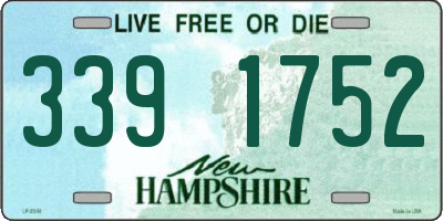 NH license plate 3391752