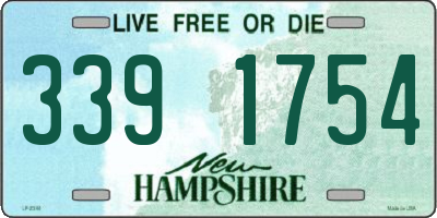 NH license plate 3391754