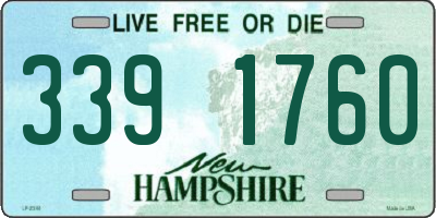 NH license plate 3391760
