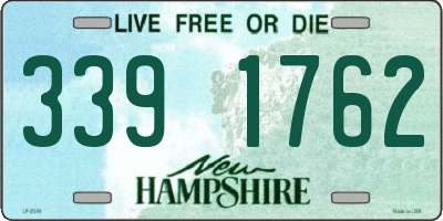 NH license plate 3391762