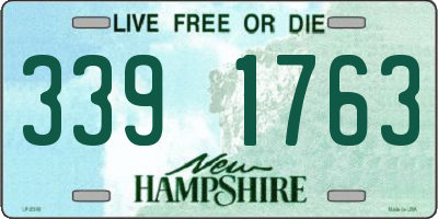 NH license plate 3391763