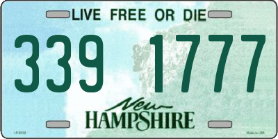 NH license plate 3391777