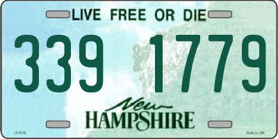 NH license plate 3391779