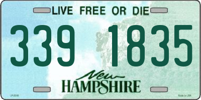 NH license plate 3391835