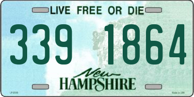 NH license plate 3391864
