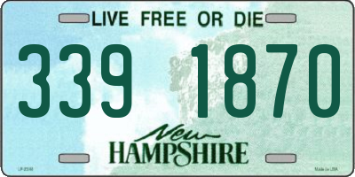 NH license plate 3391870