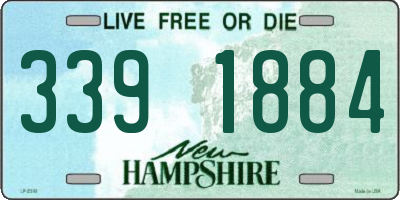 NH license plate 3391884