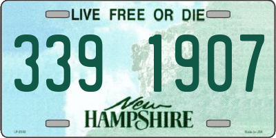 NH license plate 3391907
