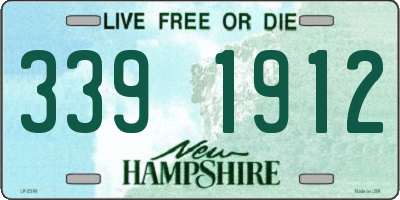 NH license plate 3391912