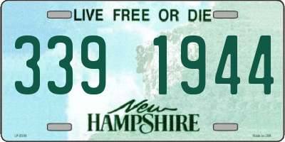 NH license plate 3391944