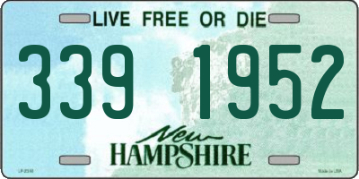 NH license plate 3391952