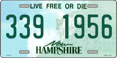 NH license plate 3391956