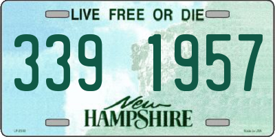 NH license plate 3391957