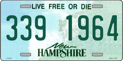 NH license plate 3391964