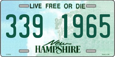 NH license plate 3391965