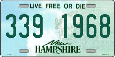 NH license plate 3391968