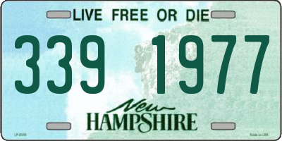 NH license plate 3391977