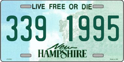 NH license plate 3391995