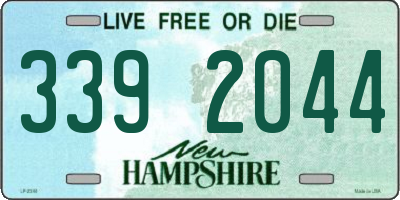 NH license plate 3392044