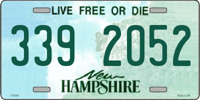 NH license plate 3392052