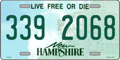NH license plate 3392068