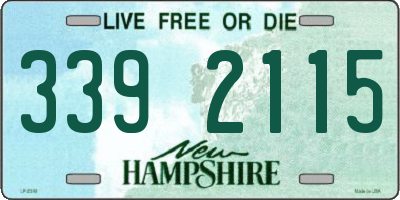 NH license plate 3392115
