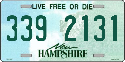 NH license plate 3392131