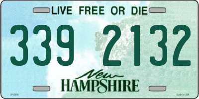 NH license plate 3392132