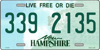 NH license plate 3392135