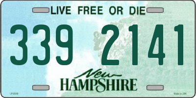 NH license plate 3392141