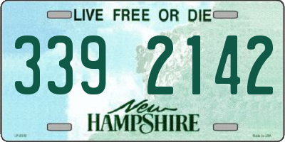 NH license plate 3392142