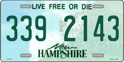 NH license plate 3392143
