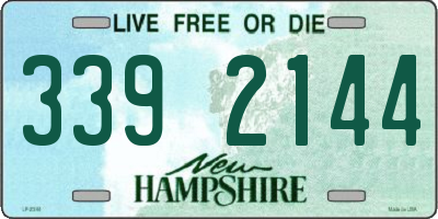 NH license plate 3392144