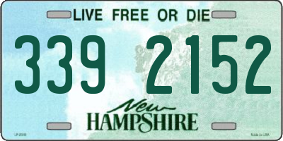 NH license plate 3392152