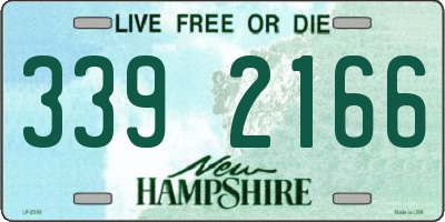 NH license plate 3392166