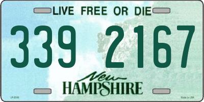 NH license plate 3392167