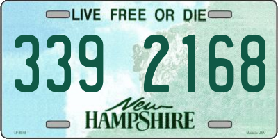 NH license plate 3392168