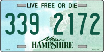 NH license plate 3392172