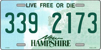 NH license plate 3392173