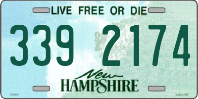 NH license plate 3392174