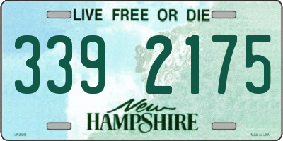 NH license plate 3392175