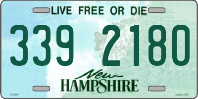 NH license plate 3392180