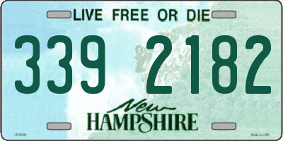 NH license plate 3392182