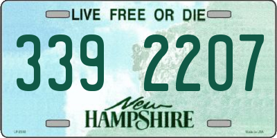 NH license plate 3392207