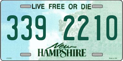 NH license plate 3392210