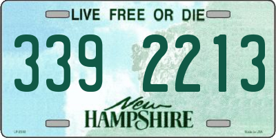 NH license plate 3392213