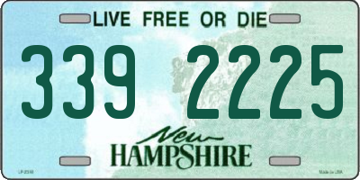 NH license plate 3392225