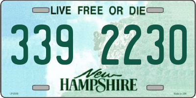 NH license plate 3392230